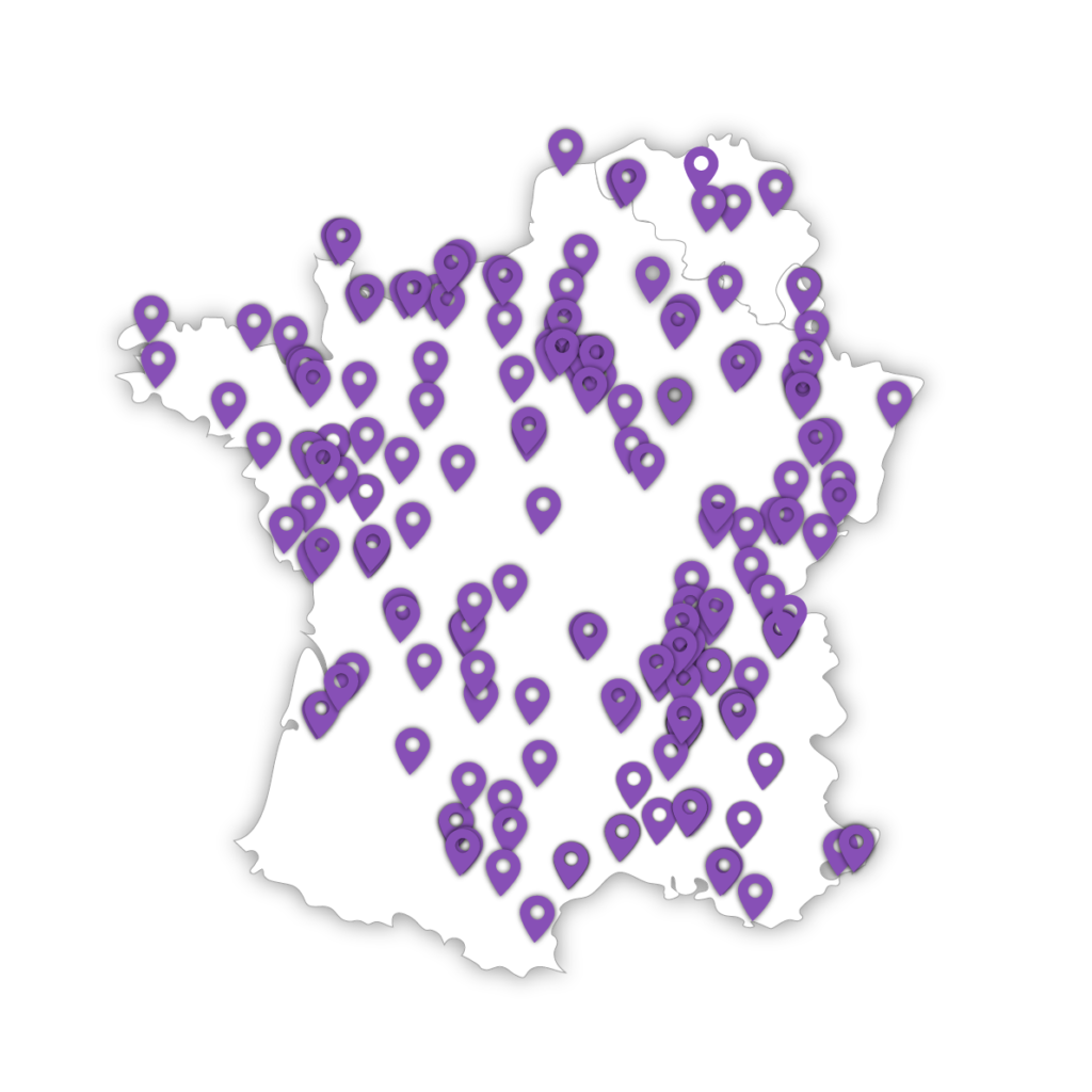 Koesio: carte des agences de proximité pour trouver une ESN
