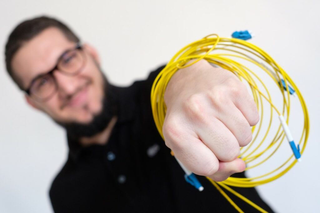 la fibre optique avec Koesio - Koesio - Solution services numériques des PME et collectivités