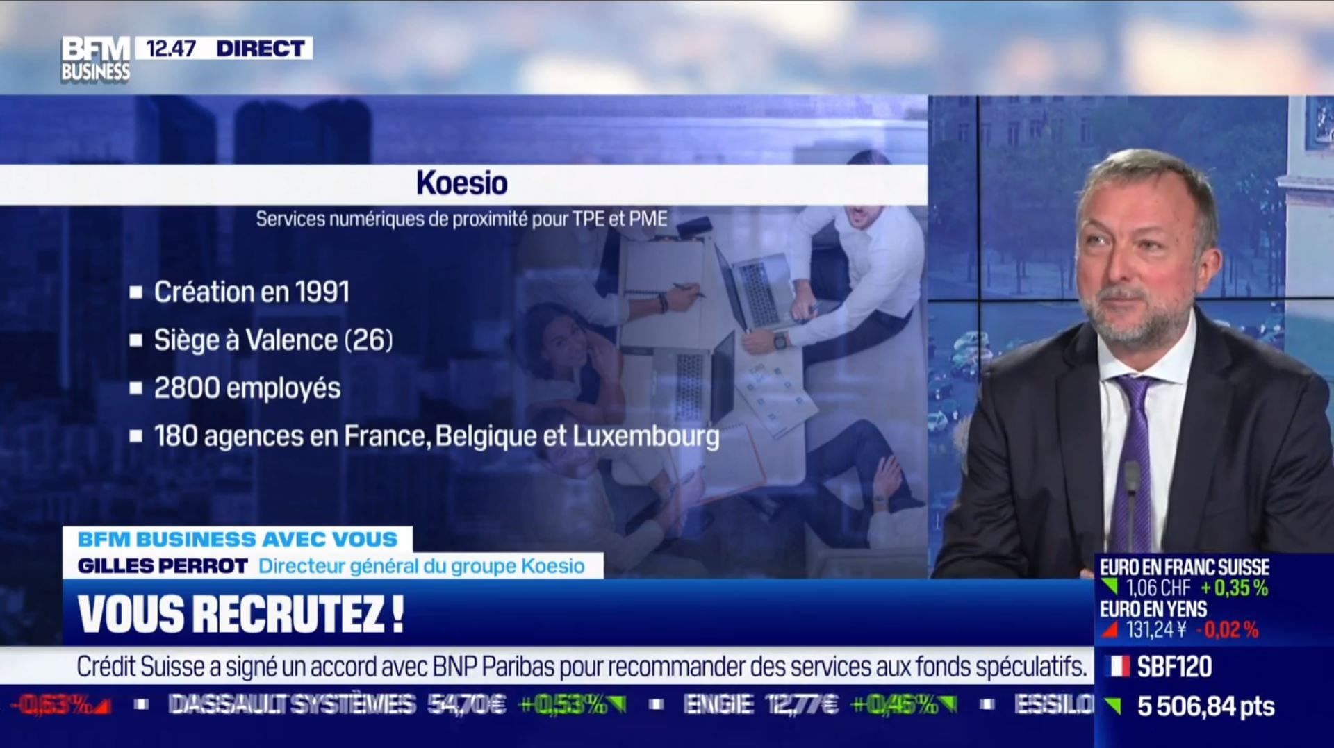 Interview sur BFM Business : 500 postes ouverts dans l'année ...