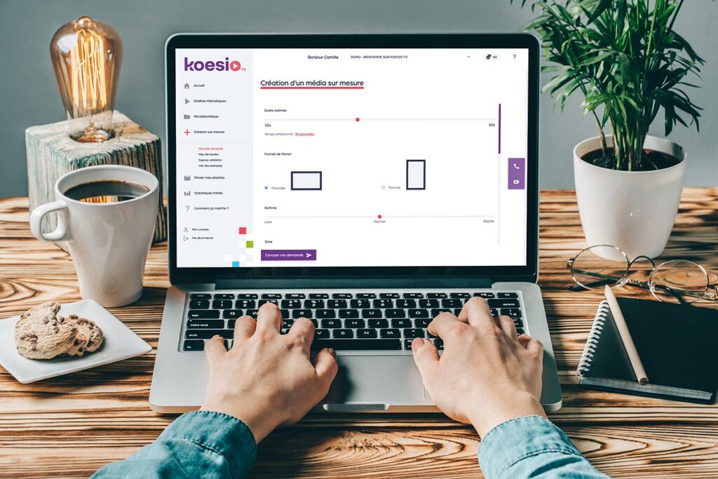 Koesio TV Logiciel Affichage Dynamique Demande De Créa