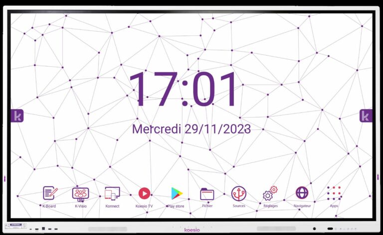 Koesio écran de diffusion interactif 65 à 85 pouces - Koesio - Entreprise de services du numérique (ESN)