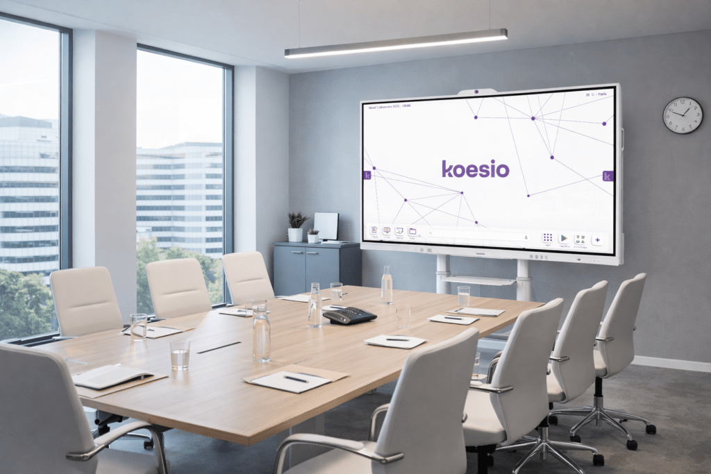 Ecran tactile interactif - Koesio - Solution services numériques des PME et collectivités