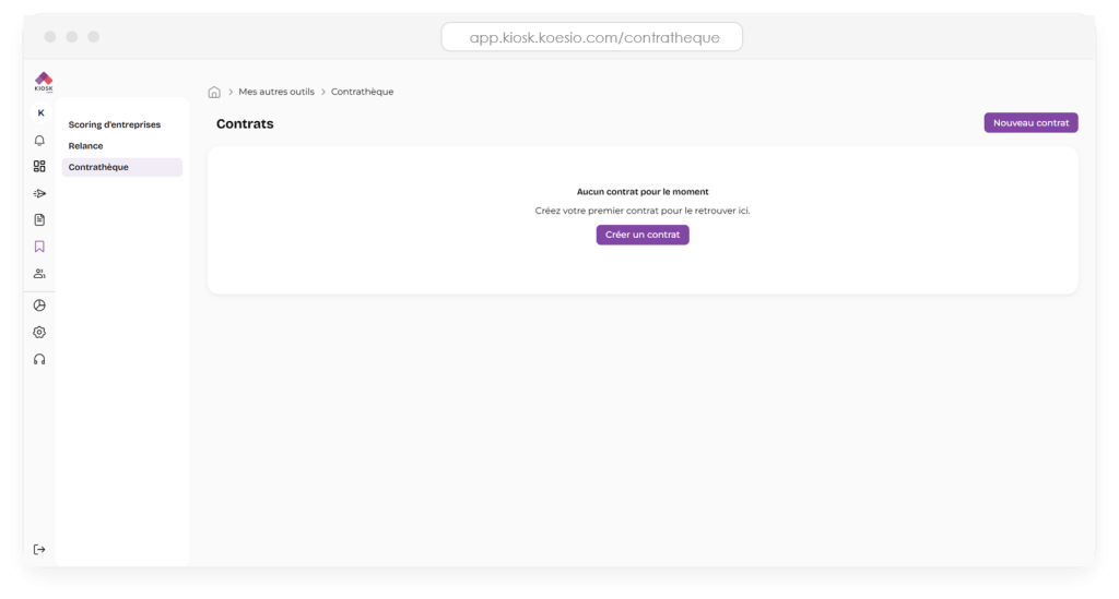 Kiosk plateforme contratheque