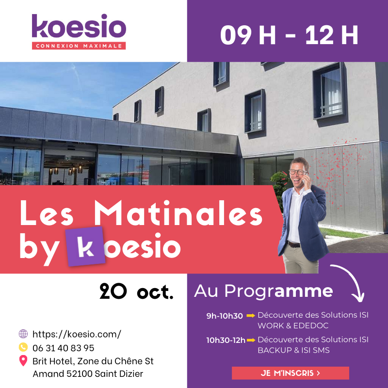 Les matinales by Koesio Grand Est